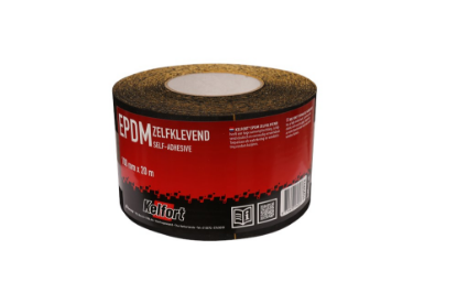 Afbeeldingen van KELFORT EPDM folie zwart zelfklevend-acryl