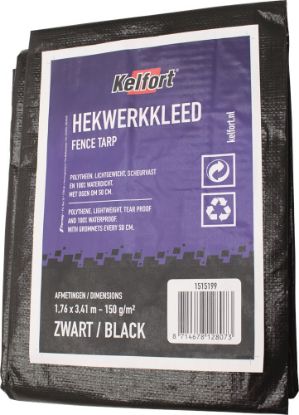 Afbeeldingen van KELFORT Hekwerkkleed wit 150g/M²