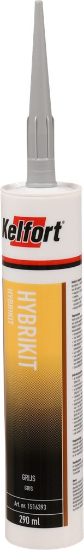 Afbeeldingen van KELFORT Hybrikit MS-poly grijs lijmen/voegen 290ML