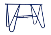 Afbeeldingen van KELFORT Klapschraag blauw 70X114CM