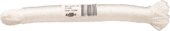 Afbeeldingen van KELFORT Koord gevlochten wit 3MM 100M