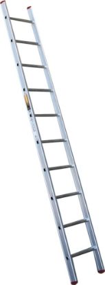 Afbeeldingen van KELFORT Ladder enkel 10 treden recht