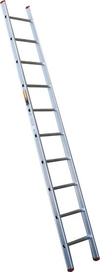 Afbeeldingen van KELFORT Ladder enkel 10 treden recht