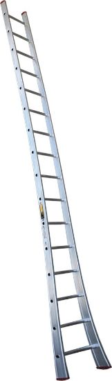 Afbeeldingen van KELFORT Ladder enkel 16 treden gebogen