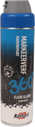 Afbeeldingen van KELFORT Markeerverf fluor 360° blauw 500ML