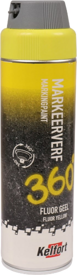 Afbeeldingen van KELFORT Markeerverf fluor 360° geel 500ML