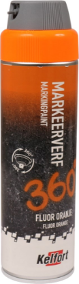 Afbeeldingen van KELFORT Markeerverf fluor 360° oranje 500ML