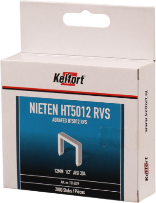 Afbeeldingen van KELFORT Niet EV RVS HT5012E 12MM ½" 2000x