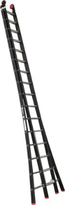 Afbeeldingen van KELFORT Opsteekladder ALU zwart 2X16 7,25M