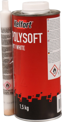 Afbeeldingen van KELFORT Polyester plamuur wit 2-componenten 1,5kg