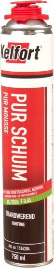Afbeeldingen van KELFORT Purschuim lichtgrijs 1-comp brandwerend 750ML