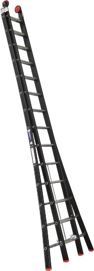 Afbeeldingen van KELFORT Reformladder ALU/zwart 2X14 6,5M