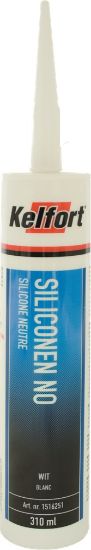 Afbeeldingen van KELFORT Siliconenkit crèmewit 310ML
