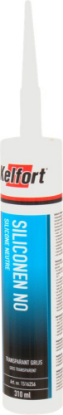 Afbeeldingen van KELFORT Siliconenkit transparant grijs 310ML