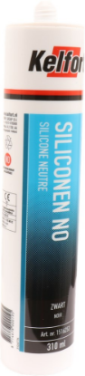 Afbeeldingen van KELFORT Siliconenkit zwart 310ML