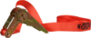 Afbeeldingen van KELFORT Spanband rood 350/700daN 25MM 5M 