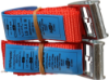 Afbeeldingen van KELFORT Spanband rood set 25MM 0,5M met klemgesp 2x