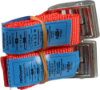 Afbeeldingen van KELFORT Spanband rood set 25MM 0,5M met klemgesp 2x