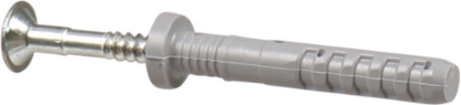 Afbeeldingen van KELFORT Spijkerplug nylon cilinderkop