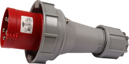 Afbeeldingen van KELFORT Stekker (contactstop) rood CEE EN60309 5P 400V 63Ah
