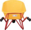 Afbeeldingen van KELFORT Stratenmakers kruiwagen HDPE geel 85L