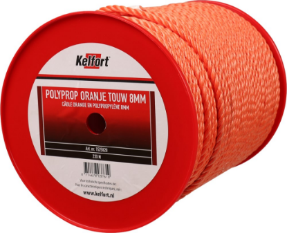 Afbeeldingen van KELFORT Touw polypropyleen oranje 8MM 220M