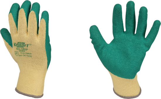 Afbeeldingen van KELFORT Werkhandschoen KEL-GRIP groen/geel EN388 XL