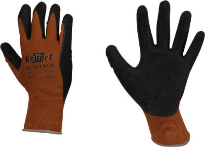 Afbeeldingen van KELFORT Werkhandschoen KEL-GRIP MAXX geel/grijs EN388 XL