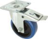 Afbeeldingen van KELFORT Zwenkwiel blauw EV met rollager 200MM + rem