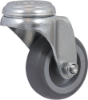 Afbeeldingen van KELFORT Zwenkwiel grijs EV rubber + boutgat 50MM