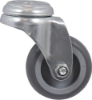 Afbeeldingen van KELFORT Zwenkwiel grijs EV rubber + boutgat 50MM