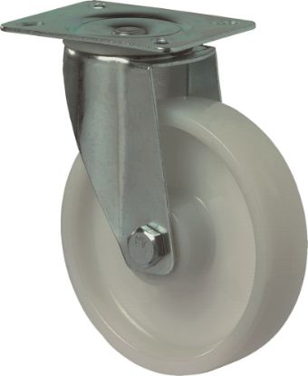 Afbeeldingen van KELFORT Zwenkwiel wit EV met rollager 150MM