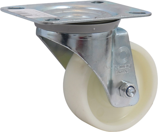 Afbeeldingen van KELFORT Zwenkwiel wit EV met rollager 80MM