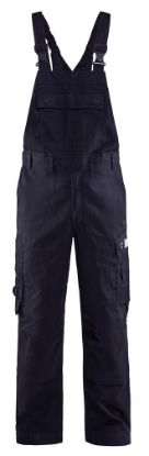 Afbeeldingen van BLÅKLÄDER Bretelbroek vlamvertragend 2824 marineblauw C46