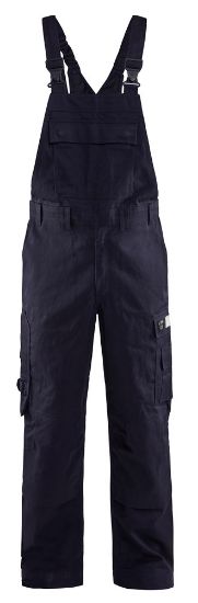 Afbeeldingen van BLÅKLÄDER Bretelbroek vlamvertragend 2824 marineblauw C46
