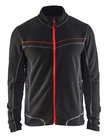 Afbeeldingen van BLÅKLÄDER Microfleecevest 4997 zwart XS