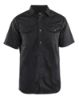 Afbeeldingen van BLÅKLÄDER Overhemd Twill met korte mouwen 3296 zwart S
