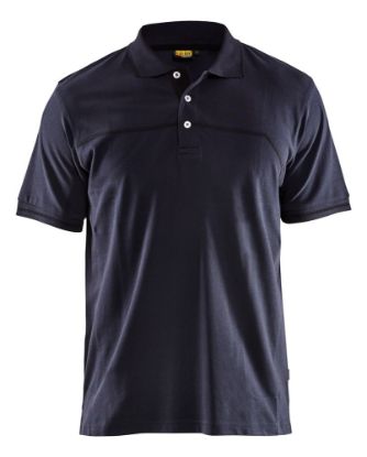 Afbeeldingen van BLÅKLÄDER Poloshirt 3389 donker marineblauw/zwart XS