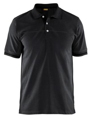 Afbeeldingen van BLÅKLÄDER Poloshirt 3389 zwart/donkergrijs S