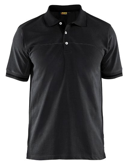 Afbeeldingen van BLÅKLÄDER Poloshirt 3389 zwart/donkergrijs M