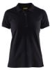 Afbeeldingen van BLÅKLÄDER Poloshirt piqué dames 3307 zwart S