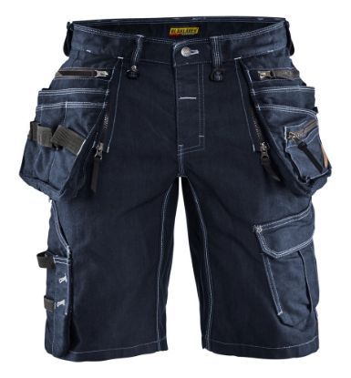 Afbeeldingen van BLÅKLÄDER Short denim stretch X1900 1992 marineblauw/zwart C62