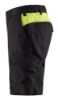 Afbeeldingen van BLÅKLÄDER Short industrie met stretch 1446 zwart/High Vis geel C46