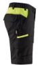 Afbeeldingen van BLÅKLÄDER Short industrie met stretch 1446 zwart/High Vis geel C46