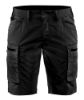 Afbeeldingen van BLÅKLÄDER Short service dames met stretch 7149 zwart C48