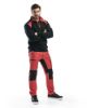 Afbeeldingen van BLÅKLÄDER Sweatshirt bi-colour met halve rits 3353 zwart/rood XL