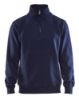 Afbeeldingen van BLÅKLÄDER Sweatshirt jersey met halve rits 3365 marineblauw M