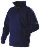 Afbeeldingen van BLÅKLÄDER Sweatshirt jersey met halve rits 3365 marineblauw M