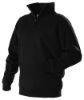 Afbeeldingen van BLÅKLÄDER Sweatshirt jersey met halve rits 3365 zwart M