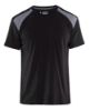 Afbeeldingen van BLÅKLÄDER T-shirt bi-colour 3379 zwart/grijs XS